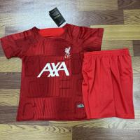 Jérsei de futebol vermelho liso para do número feito sob encomenda do nome das crianças a tela superior
