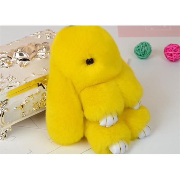 Роскошное мех Кейчайн кролика Рекс мягко удобное для связанных частей шляп