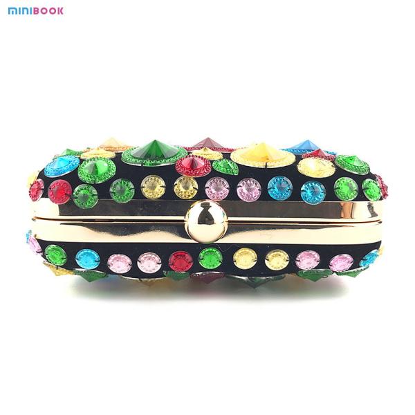 Minibook Luxury Women's Dinner Clutch Handbag Banquet Bag Low MOQ Mix Models Advantage