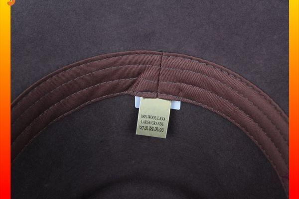 2050373 Sun Accessory customized  winter wool felt fashion style cowboy  hats  ,unisex hats and caps wholesaling