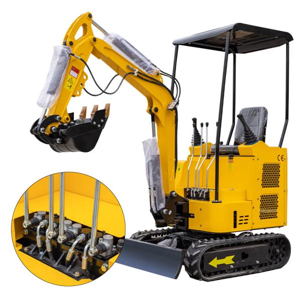 cylindre de la machine 3 d'excavation de Mini Crawler Excavator Hydraulic Small de la CE 1700kg