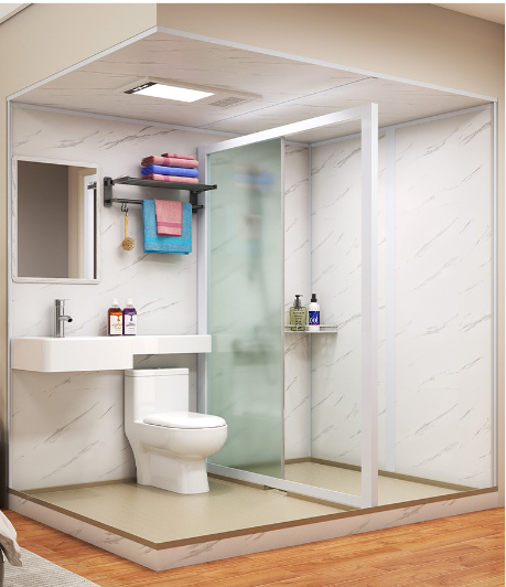 Waterproof SMC Shower Base Anti Slip Prefabricated Shower Base Modular