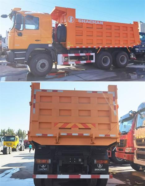 USED SHACMAN 6*4/8*4 Dump Truck Semi Trailer Engineered For Efficient Transport Of Bulk Materials And Waste  In Africa
