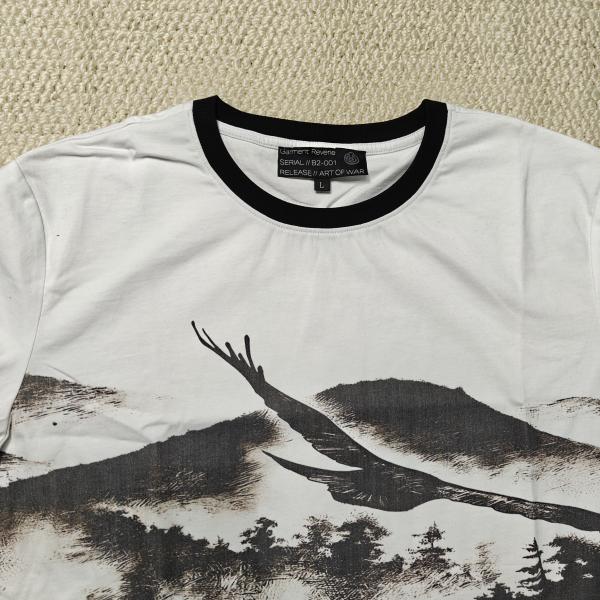 T-shirt à manches longues en coton 100 % épais et surdimensionné pour homme, avec impression graphique personnalisée, épaules tombantes