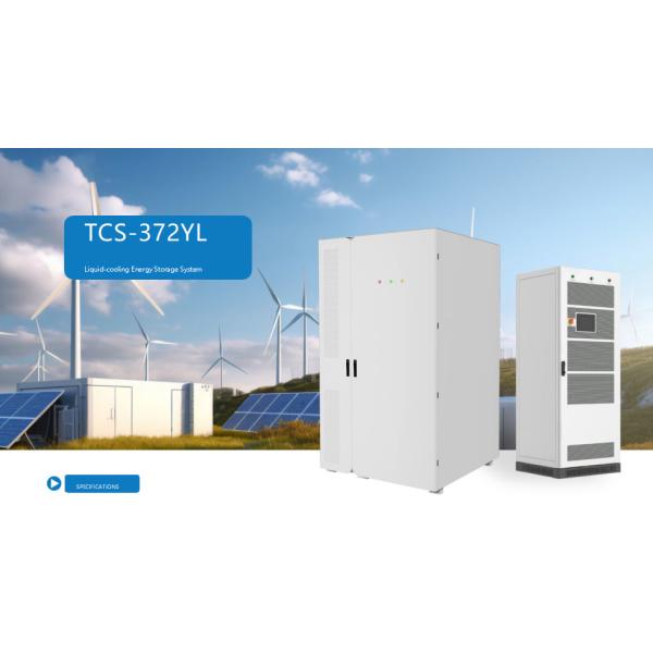 372KWh/LC LiFePO4 IP68 Industrial and Commercial Energy Storage 3500kg Weight