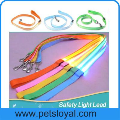 LED lighted dog training leashes Night Safety Training Pet Lead Leashes china factory