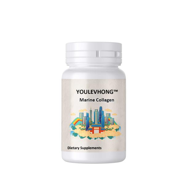 Hyaluronic Acid Marine Collagen 120 Capsules Supports Healthy Hair Skin Nails Nutrition