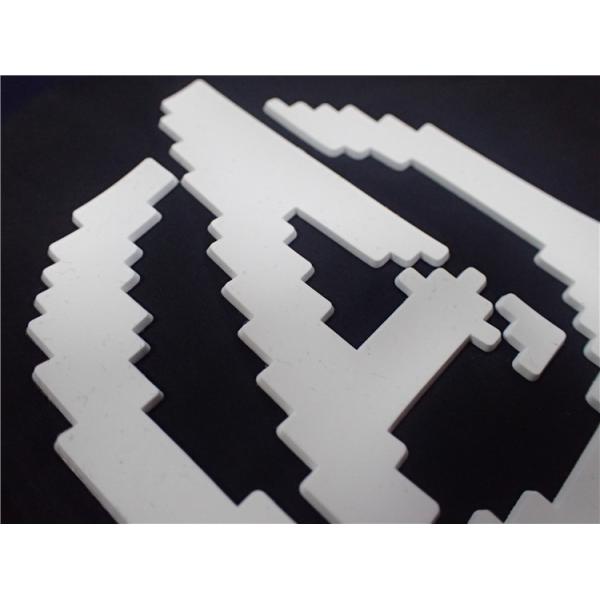 Изготовленные на заказ белые ярлыки передачи тепла прессформы силикона для толщины одежды 0.6ММ