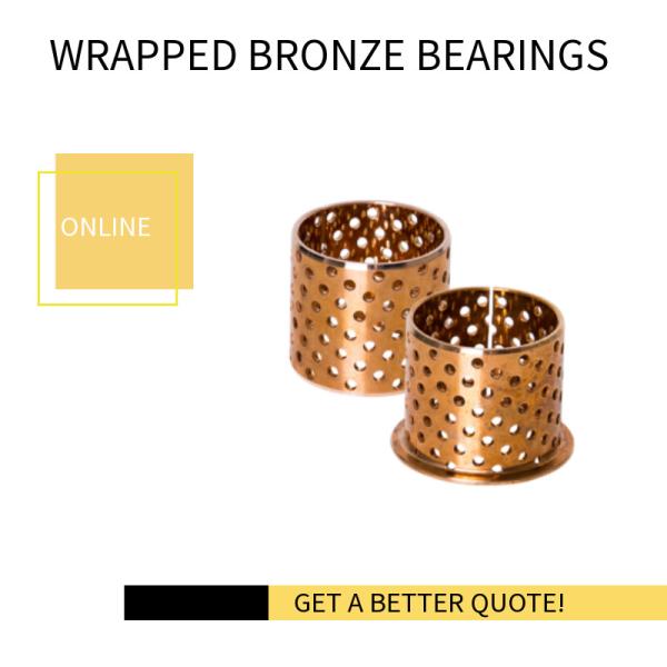 Self Lubricating WB702 Bronze Sleeve Bushings Metric Size