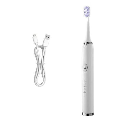 Cordless Electric Automatic Ultrasonic Whitening Toothbrush For Adult With Size Is 5.5*24*3.1cm And Weight Is 41 Gram