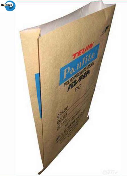 20kg Packing Kraft Paper Laminated PP Woven Valve Glue Plastic Bag