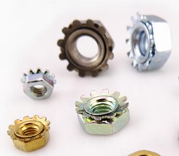 Galvanized Yellow Zinc Heavy Hex Nuts Hexagon Nuts With Flange Kep Nut