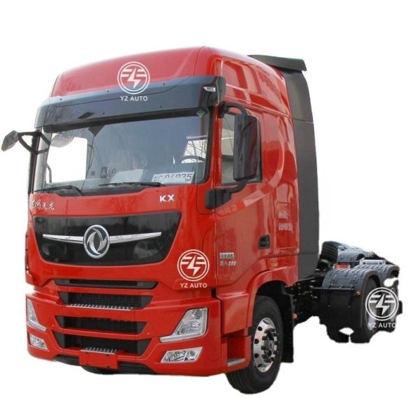 3800 1350 mm Base de rodas 6X4 Trator de gás natural Trailers para construção