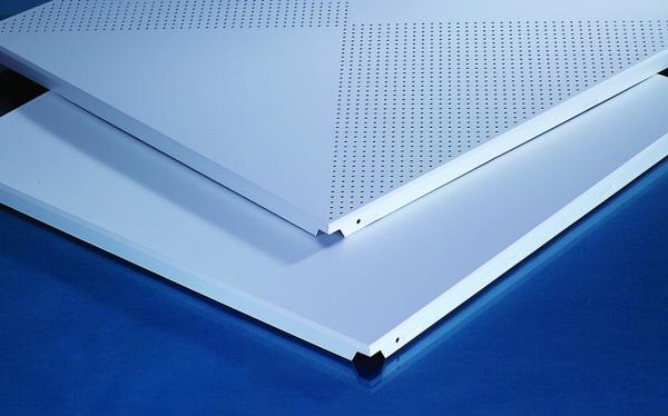 Waterproof White Clip In Ceiling Tiles Perforated Ceiling For Office