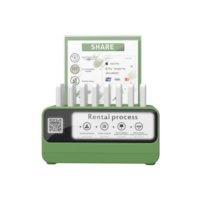 8 Port Rental Power Bank Station For Rent Anti Theft 251*141*124mm