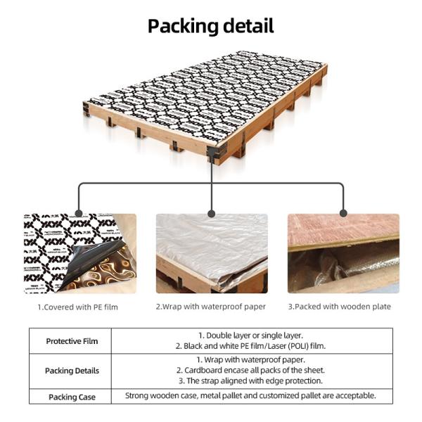 Customized 304 ss steel plate 2b/ba/no.4/hL fininsh gold embossed stainless steel sheets
