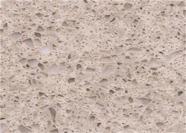 Engineered Stone Bathroom Vanity Tops Heat Resistant 12 Mm - 30 Mm Thickness