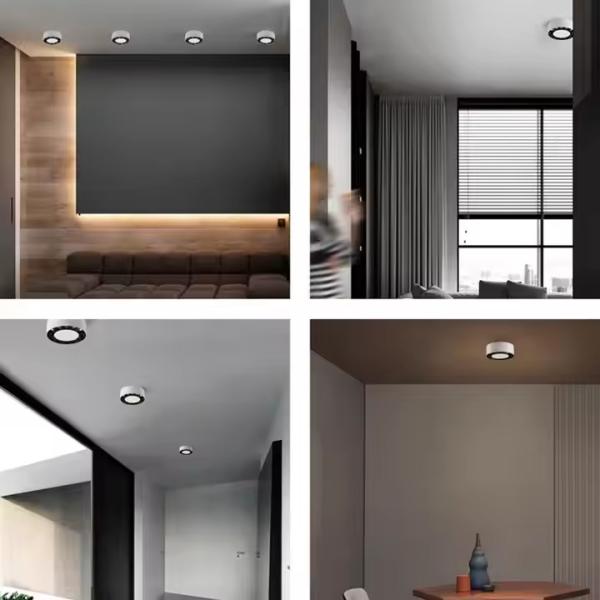 Anti Glare Surface Mount LED Downlight 15W 20W 30W LED Linear Downlight