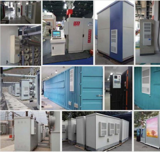 Unidades de aire acondicionado eléctricas del gabinete RS485