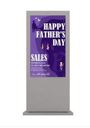 4K UHD 65 Outdoor Lcd Advertising Screen 2500cd/M2 With PCAP Touch