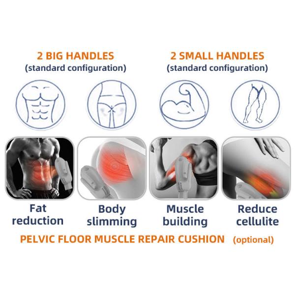 High Frequency HIEMT Tesla Body Sculpting Machine EMS Body Contouring