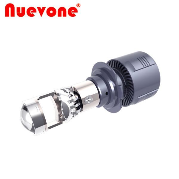 Aluminum H7 H11 Mini Projector Lens Headlight 9005 9006 40W 12000lm Low Beam