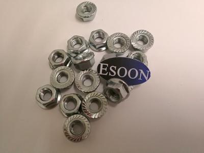 M14*1.5 Class 6.8 Hex Flange Nut  ZP Surface Coarse Thread DIN6923/ISO4161
