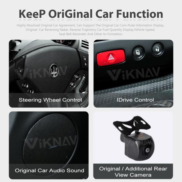 Андроид 11 13,6» автомобильных радиоприемников экрана касания для ОБЩЕГО РУКОВОДСТВА GranTurismo 2007-2017 Maserati GT