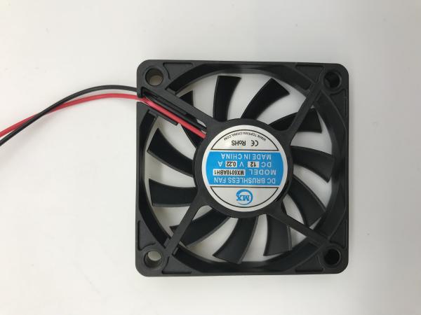60 Mm Computer Cooling Fans Ball Bearing 12V DC Plastic Housing Low Noise