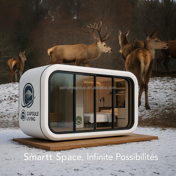 Intelligent System Outdoor Camping Cabin House Mobile Home Space Prefabricated Room Space Capsule