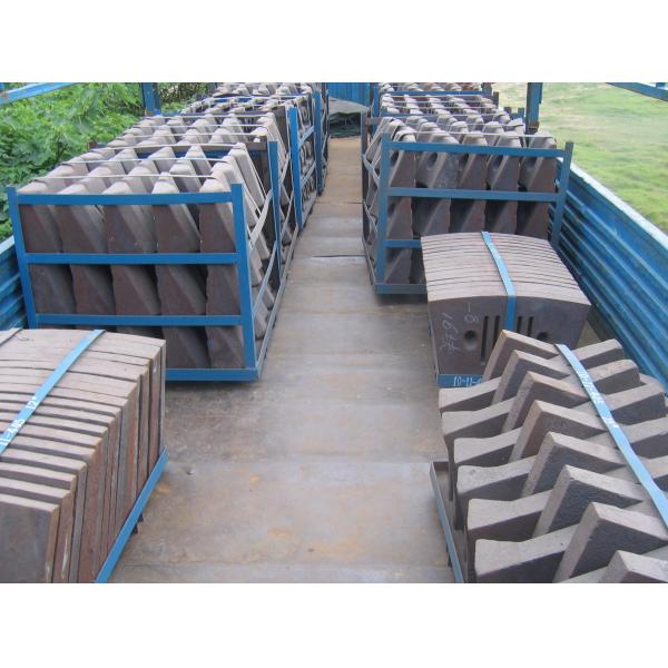 Customized Alloy Steel Mill Liners Applied in Ball Mill Hardness More Than HRC50