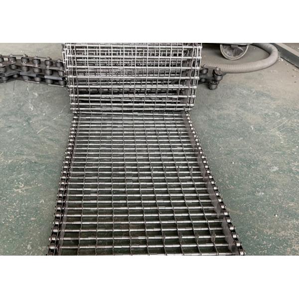 Banda transportadora de las zonas abiertas del Sus del vínculo grande del ojo para el enfriamiento de la comida