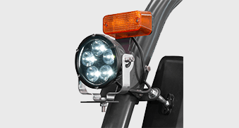 Counterbalance Electric Forklift Truck Four Wheeled 3000mm 2.0 - 2.5 Tons