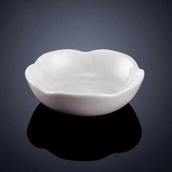 Белый фарфоровый обеденный набор Полированная керамическая посуда Современная