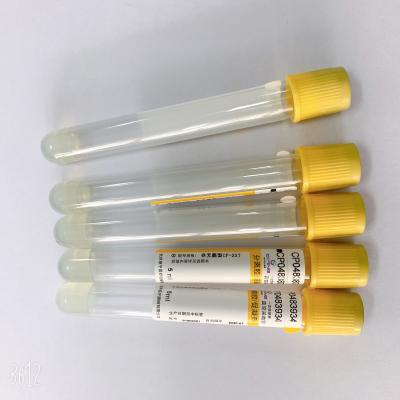 Tampão profissional Vacutainer do amarelo da separação dos tubos do ativador do coágulo do soro