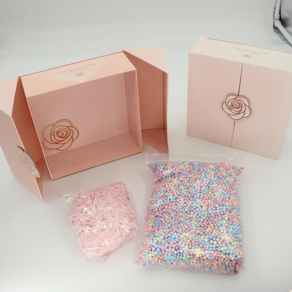 Valentine's Day Gift Box Double Door Surprise Gift Box Lifting Packaging Box Magnetic Closure 2 Piece Side Open Gift Box