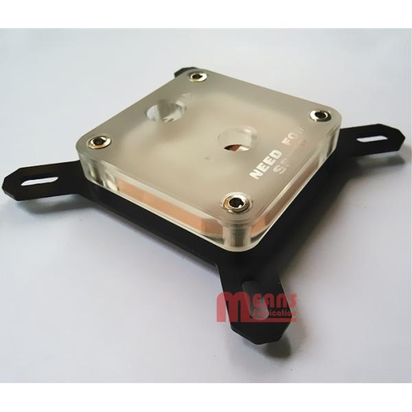 The high quality CPU Water block,Radiator,MS-055-AC,Acrylic/Carbon steel/Red copper.Rohs