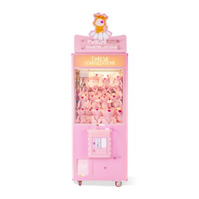 Doze constelações do brinquedo do luxuoso que enche a máquina, máquina do guindaste da arcada de três cores
