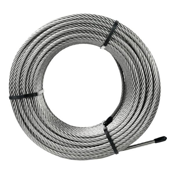 Non-coated 250FT Wire Rope Cable For Railing 7x7 7x19 1/8 Stainless Steel T316 Aircraft Deck Railing Cable