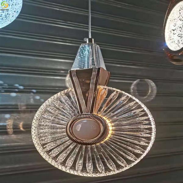 Luz nórdica do pendente da aplicação de alumínio acrílica do diodo emissor de luz de Art Gold Chrome da casa
