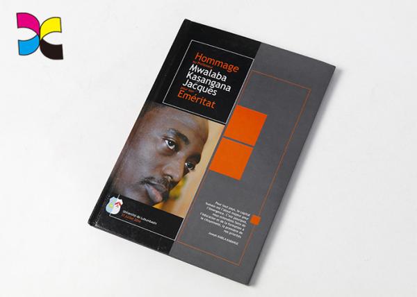 Grey Board / C2S Glossy Art Paper Hardcover Book Printing In CMYK Color Printing