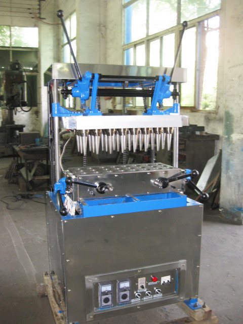 High Capacity 32 Heads Semi-Automatic Ice Cream Cone Waffle Egg Roll Making Machine