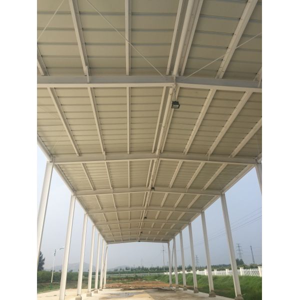 Large-Span Steel Prefabricated Hangar for Aircraft Shelter and Repair