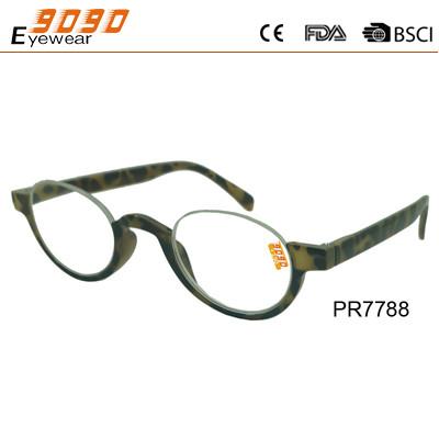 New arrival and half rim hot sale plastic reading glasses,suitable for women and men