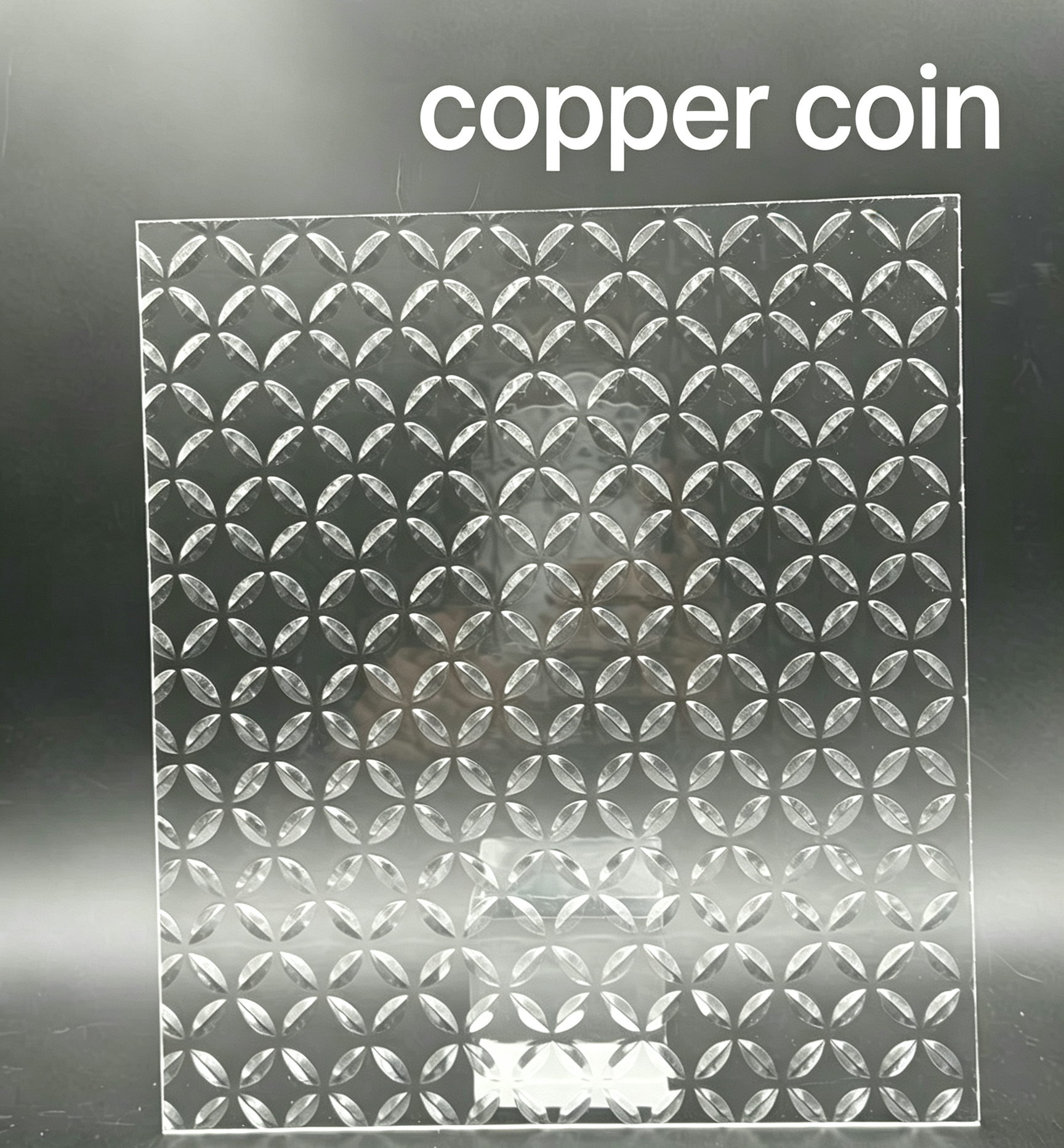 Diamond Grid Texture Acrylic Panel Sheet PMMA Material With Cutting Processing Service