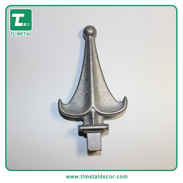 Cast aluminum insert picket spearhead fence finials 5/8