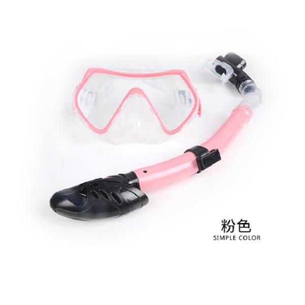 Diving equipment silicone diving mask set of underwater ventilation pipeDiving mask + snorkel