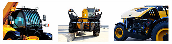 Confortable XC6-3007 Telescopic Telehandler Forklift forklength 1200mm with Deutz engine