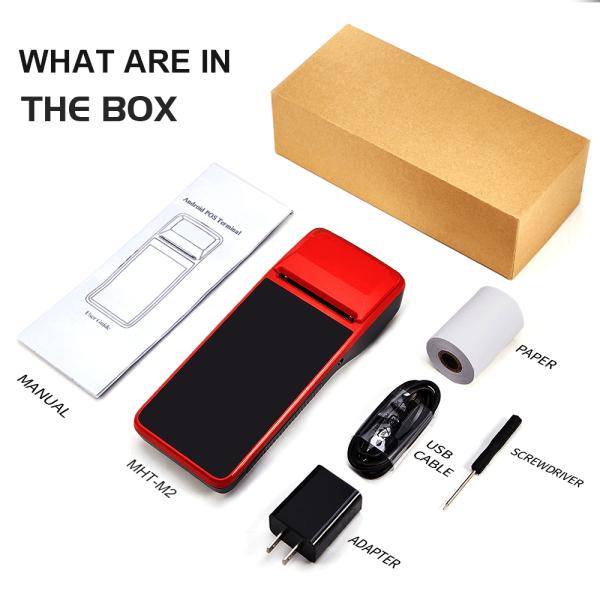 Машина POS андроида GPRS AGPs Handheld терминальная с встроенным принтером 70mm/s