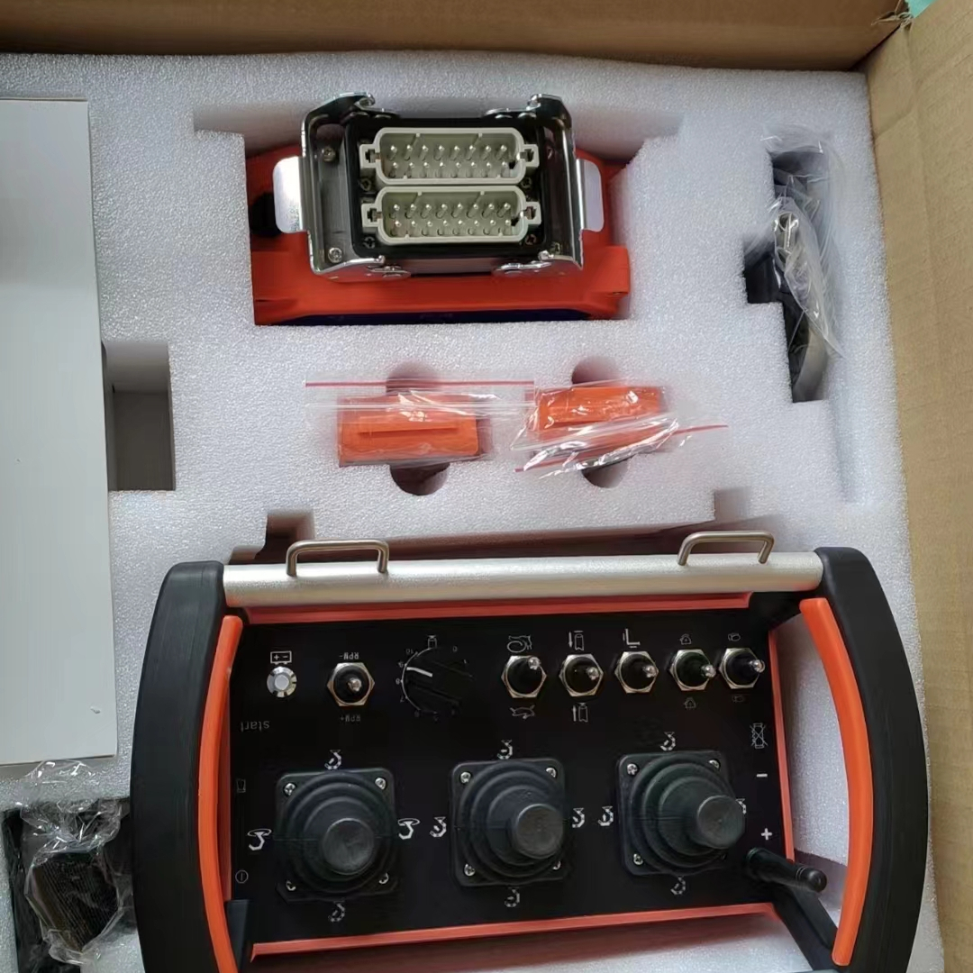 Export High Quality OEM HBC Radiomatic 735 Putzmeister KCP Concrete Pump Trucks Joystick Switch Remote Control China Hunan